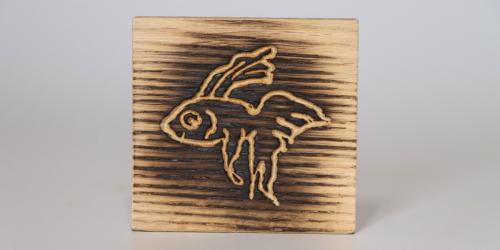 Coaster with Fish
