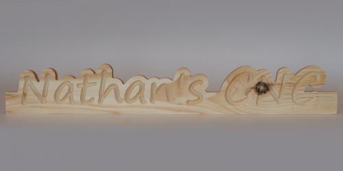 Nathan's CNC Sign