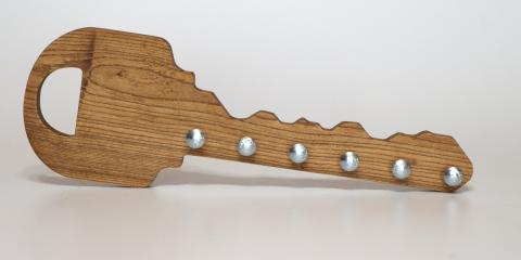 Key shaped key holder